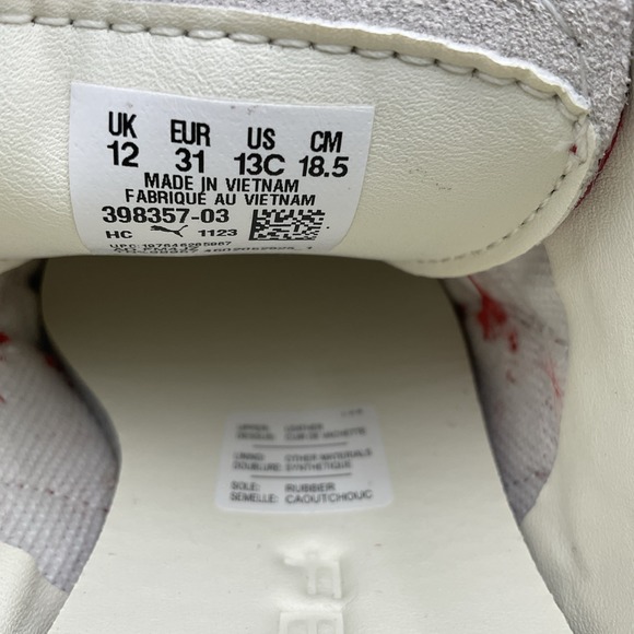 FENTY x PUMA Avanti VL (Kids Size 13C) Club Red Designer Sneaker Shoes #579 - Picture 10 of 10